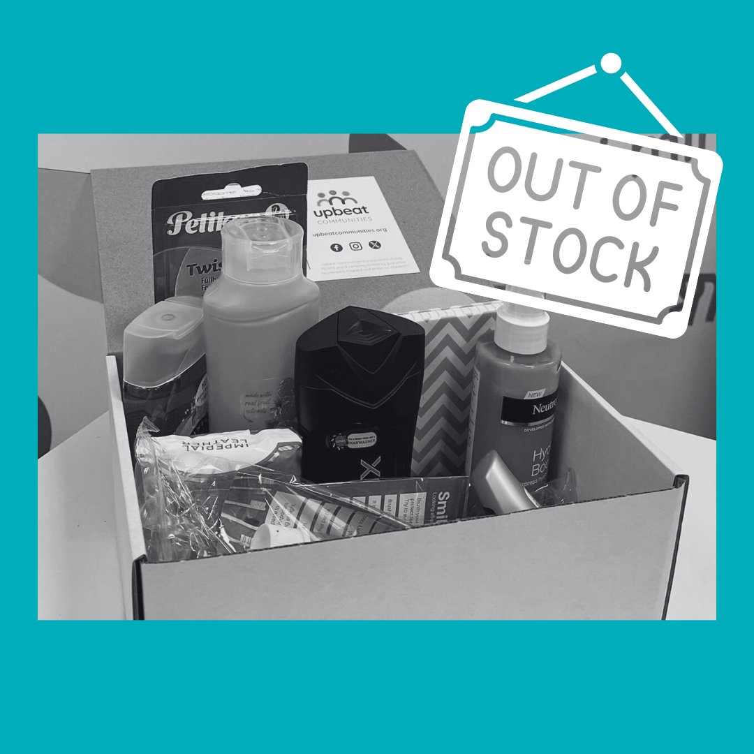 ⚠ HELP! We're running out of toiletries! ⚠ If you could help us provide men's deodorant and shower gel to new arrivals, we would welcome any donations! You can drop them at our door, or use our wishlist to order them so they are delivered to us: thingstogetme.com/upbeat-communi…