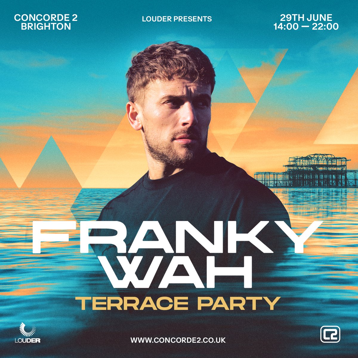 ☀☀ Now On Sale ☀☀ We are excited to announce that @frankywahmusic will be playing our summer terrace series! This will sell quickly, so grab your ticket and join us out in the sun! Tickets available from concorde2.co.uk