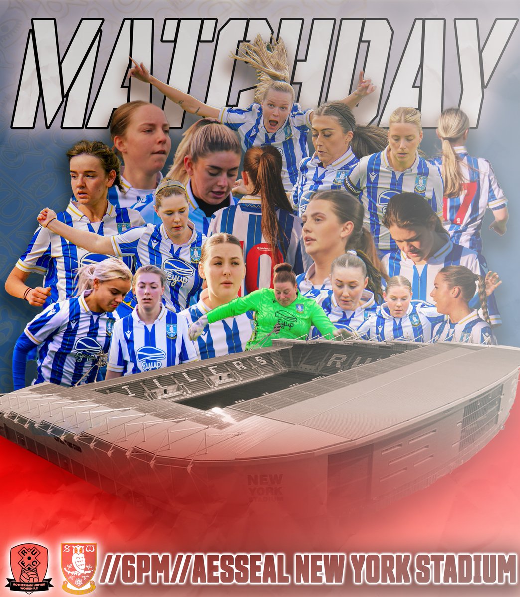 🦉IT'S MATCHDAY!!! Today we face off against @RUWFC_Official in the @HerGameToo Shield at the AESSEAL New York Stadium! We look forward to seeing all of you there! Pay on the day is available... #SWLFC | #WAWAW | #OneTeam