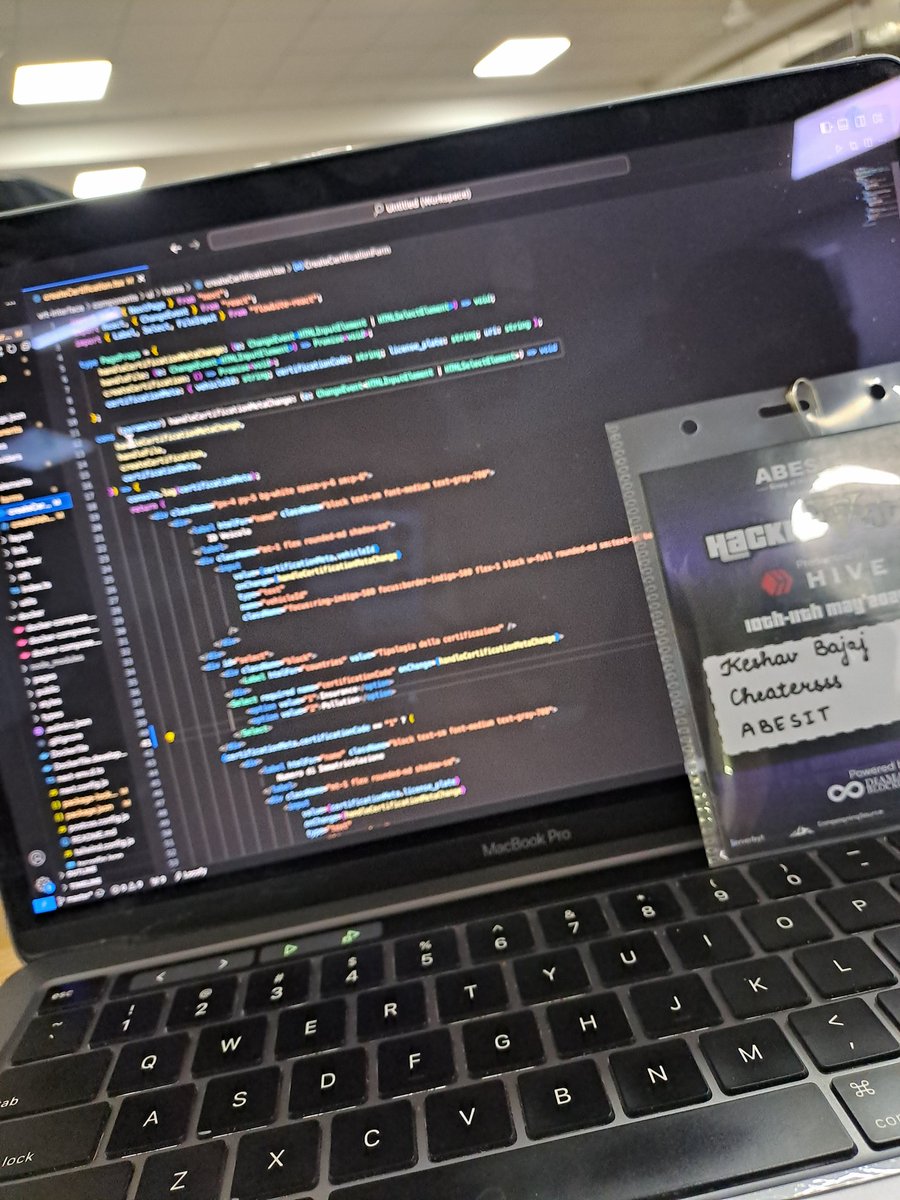 Keshav1727's tweet photo. Back at it again! Pumped to be back at a hackathon after a while. Let's code, collaborate, and create some magic! ๐ปโจ #Hackathon #Coding #hacknovate5.0 https://t.co/XIe7LNxSDl
