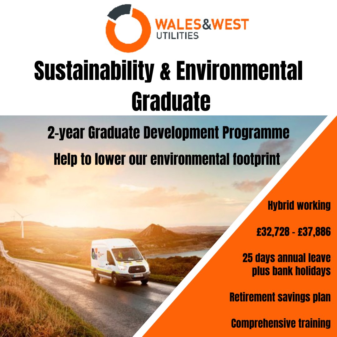 #students @uochester @ChesterSU @uocshoutout @chestergeog, start your #career in #Sustainability & the #environment in this #GraduateScheme, with the #opportunity to work on reducing the #EnvironmentalFootprint #CarbonFootprint. Apply by 19 May: bit.ly/3WEUjLR #Job #Jobs