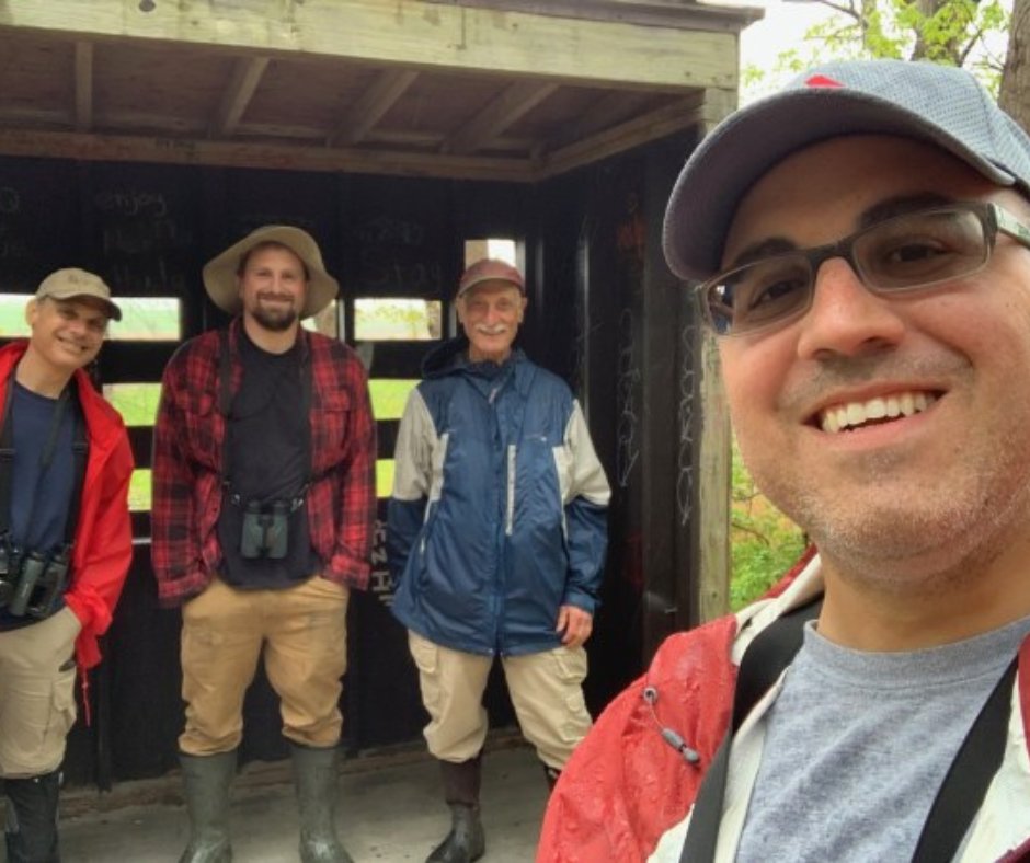 🦅 Shoutout to the Middlesex Merlins #WorldSeriesofBirding team! In their 13th year covering Middlesex County, they're on a mission to spot at least 125 species. Good luck to Patrick, Louis, Anthony & Tom! For info, visit: bit.ly/3y6htR1 #Birding #NJAudobon #WSB