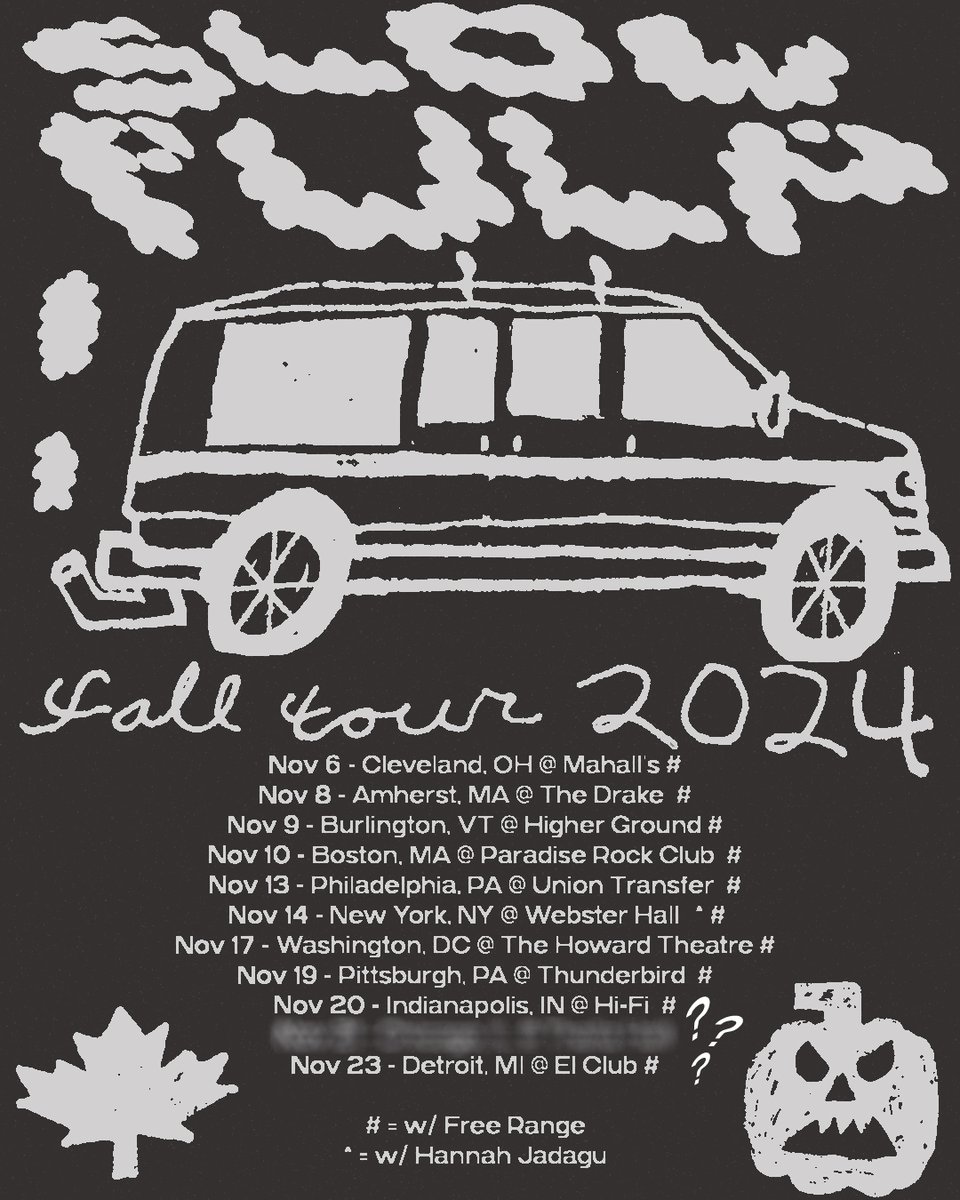 Tickets are on sale now for our Fall tour with @freerange_songs and @hannahjadagu. Tickets available at slowpulp.com/tour