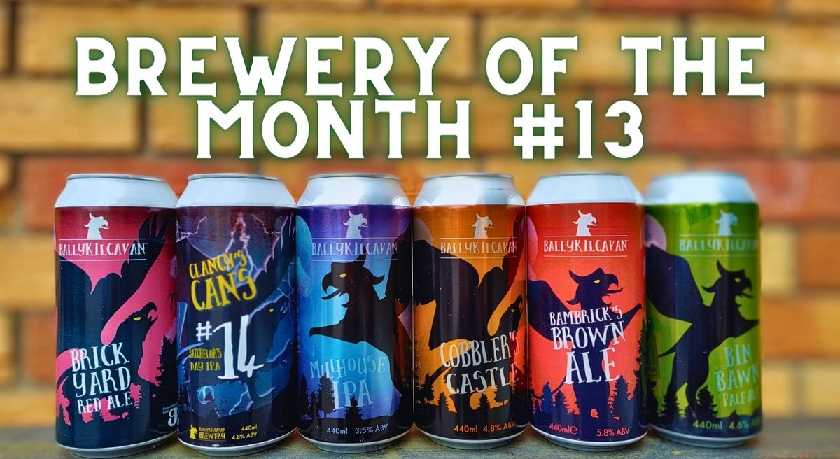 We’ve arrived at number 13 in our Brewery of the Month series and this is one we’re excited to write about! For this Brewery of The Month, we’re going to County Laois in the heart of Ireland to showcase a true grain-to-glass brewery with @Ballykilcavan! craftbeersdelivered.com/blog/brewery-o…