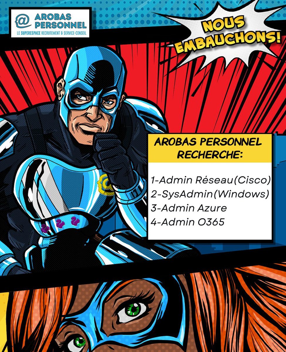 ArobasPersonnel's tweet image. 💥 Arobas Personnel est présentement à la recherche de plusieurs Admin pour un client à Montréal 💥

#ITjobs #SysAdmin #NetworkAdmin #Azure #O365
