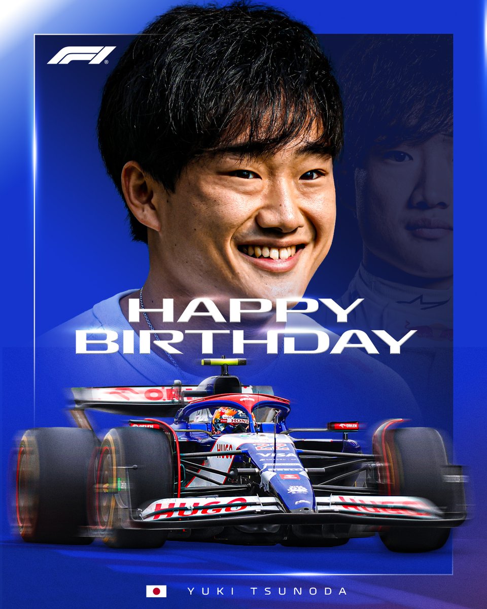 Happy 24th Birthday to RB's Yuki Tsunoda! 

#F1