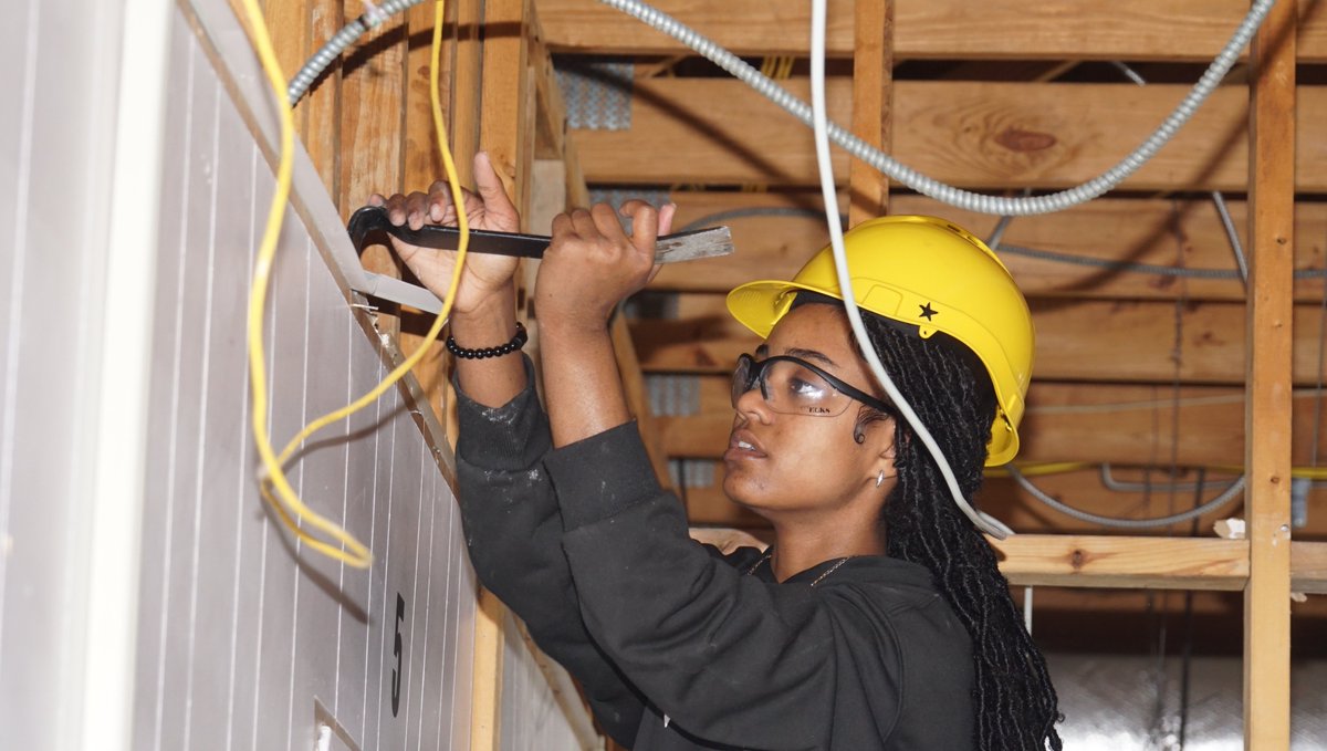 The ACE Center at Highland Springs Carpentry students are working on renovations of our Early Childhood program daycare center. #HenricoCTE #LifeReady #CareerReady #carpentry #Henrico #henricova