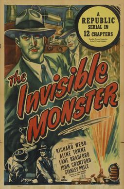 #ThisDayInFandomHistory: The Invisible Monster is a Republic film serial, starring Richard Webb and Aline Towne. The Invisible Monster's official release date was today in 1950. #OnThisDay #TheInvisibleMonster