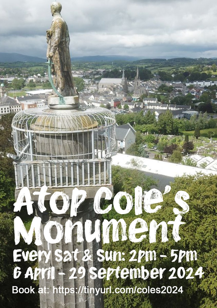 Don't forget to take in the spectacular, panoramic views of our Island Town this Saturday & Sunday afternoon! Book your place at: enniskillencastle.co.uk/whats-on/2024/…