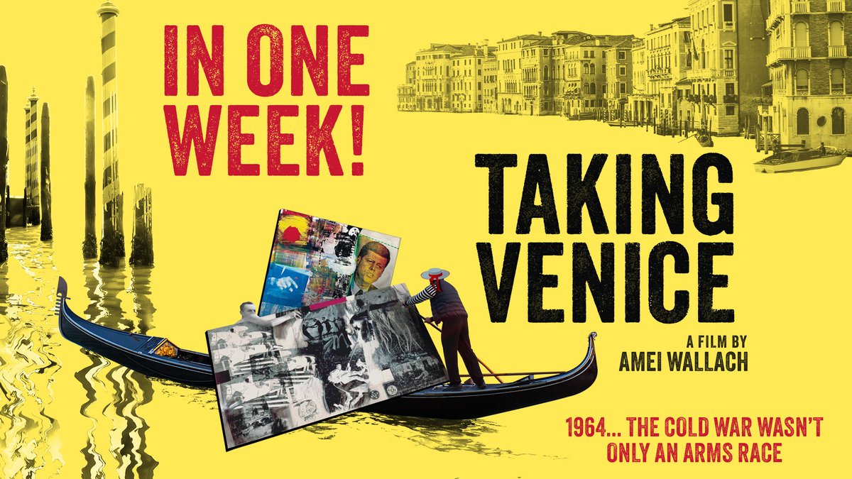 In just one week, TAKING VENICE, Amei Wallach's thrilling doc about the controversial 1964 Venice Biennale, opens @IFCCenter. Watch the trailer: youtu.be/c-K3K8bz_RY