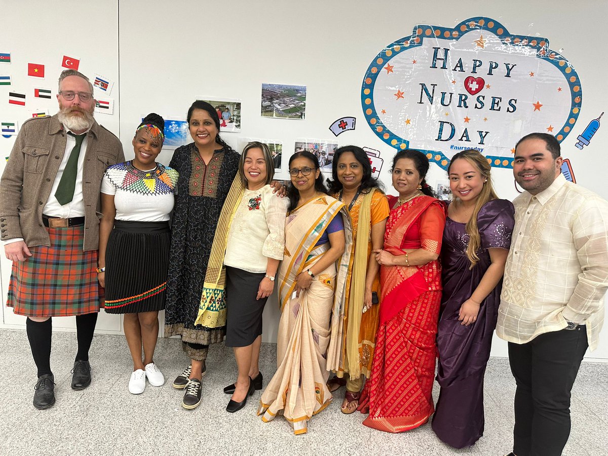 HSEDubSouthEast's tweet photo. Ahead of International Nurses Day on Sunday, staff in the National Rehabilitation Hospital are marking the occasion in style! 🥳

Thanking all our incredible nurses for the amazing work that you do 👏👏👏

#InternationalDayOfTheNurse @PGallagherIEHG https://t.co/sRFFndgSpN
