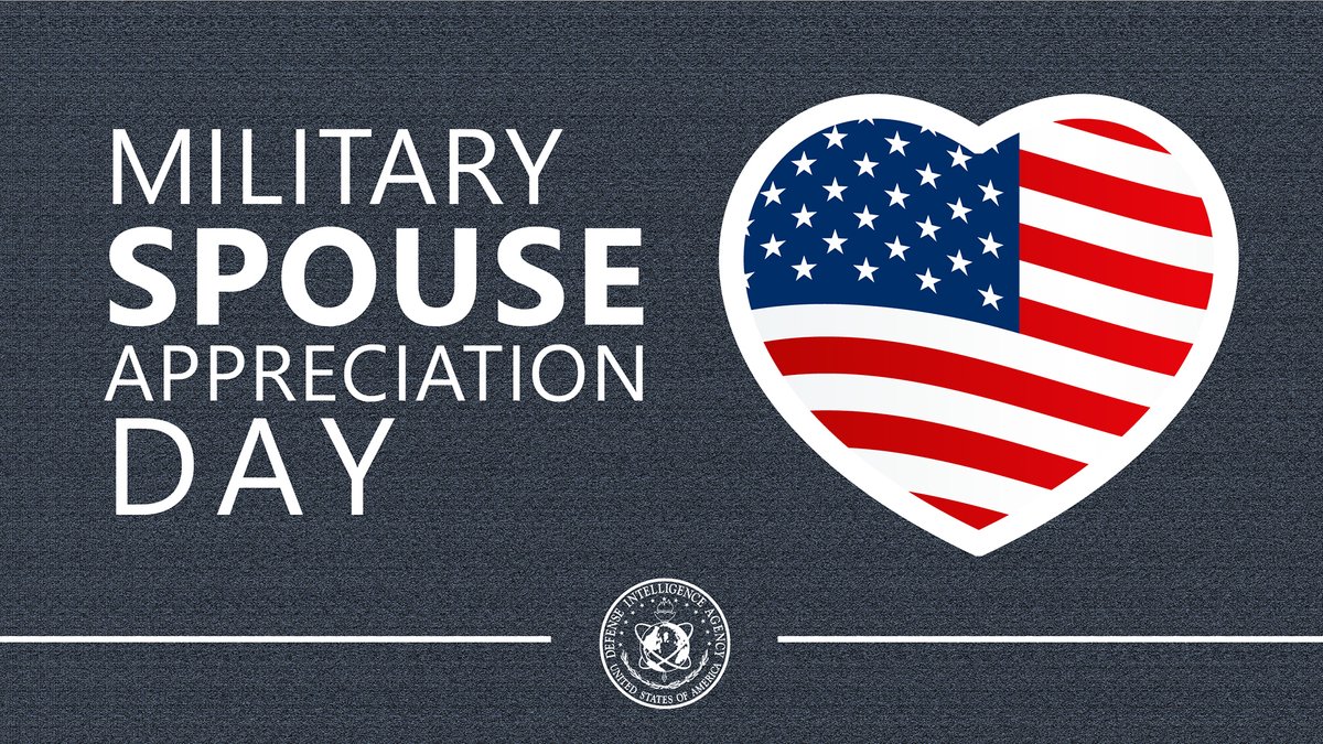 On #MilitarySpouse Appreciation Day, we recognize the sacrifices military spouses make to support their warfighters’ roles in defending the nation. Thank you. #MilSpouse #MilFam