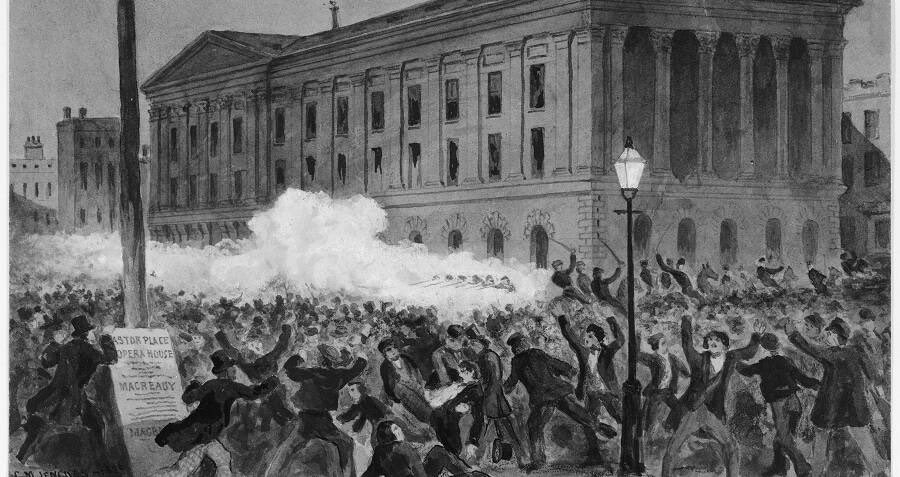 #OTD in 1849, the Astor Place or Opera House Riots take place, one of the deadliest civil disturbances in #NYChistory. It pitted the city’s aristocracy against its underclass, whose worlds converged on #AstorPlace. Opera was never the same again. More: villagepreservation.org/2016/08/25/the…