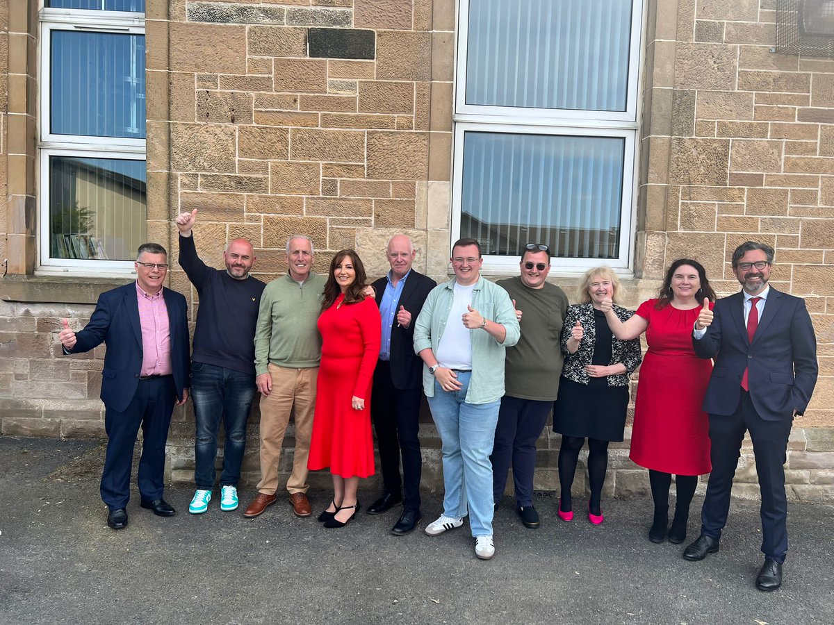 After an amazing, energetic campaign and a thumping win! It was great to have a brilliant Ayrshire Labour get together with our leader @AnasSarwar and newest Cllr @maryhume21