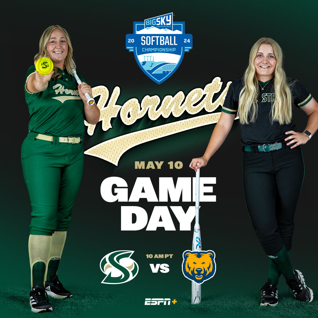 GAME DAY! Big Sky Tournament semifinal vs. Northern Colorado at 10 am PT. Winner advances to Saturday's championship game. Losing team will play later today at 3 pm PT. All games on ESPN+ #StingersUp