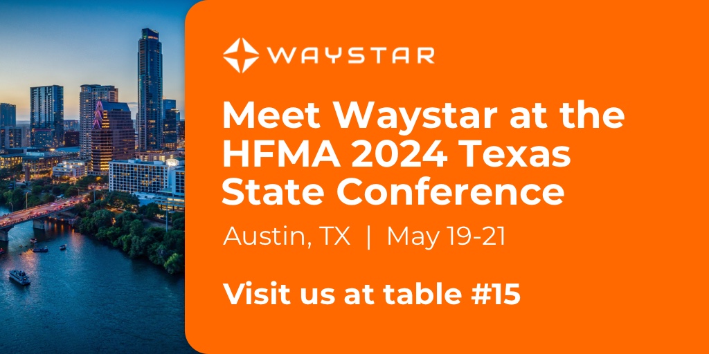 Attending the @HFMAorg 2024 Texas State Conference in Austin, TX next week? Stop by table 15 or schedule a time to speak with our #RevenueCycle experts who will be sharing strategies to simplify healthcare payments. ow.ly/IB0z50RBTIj