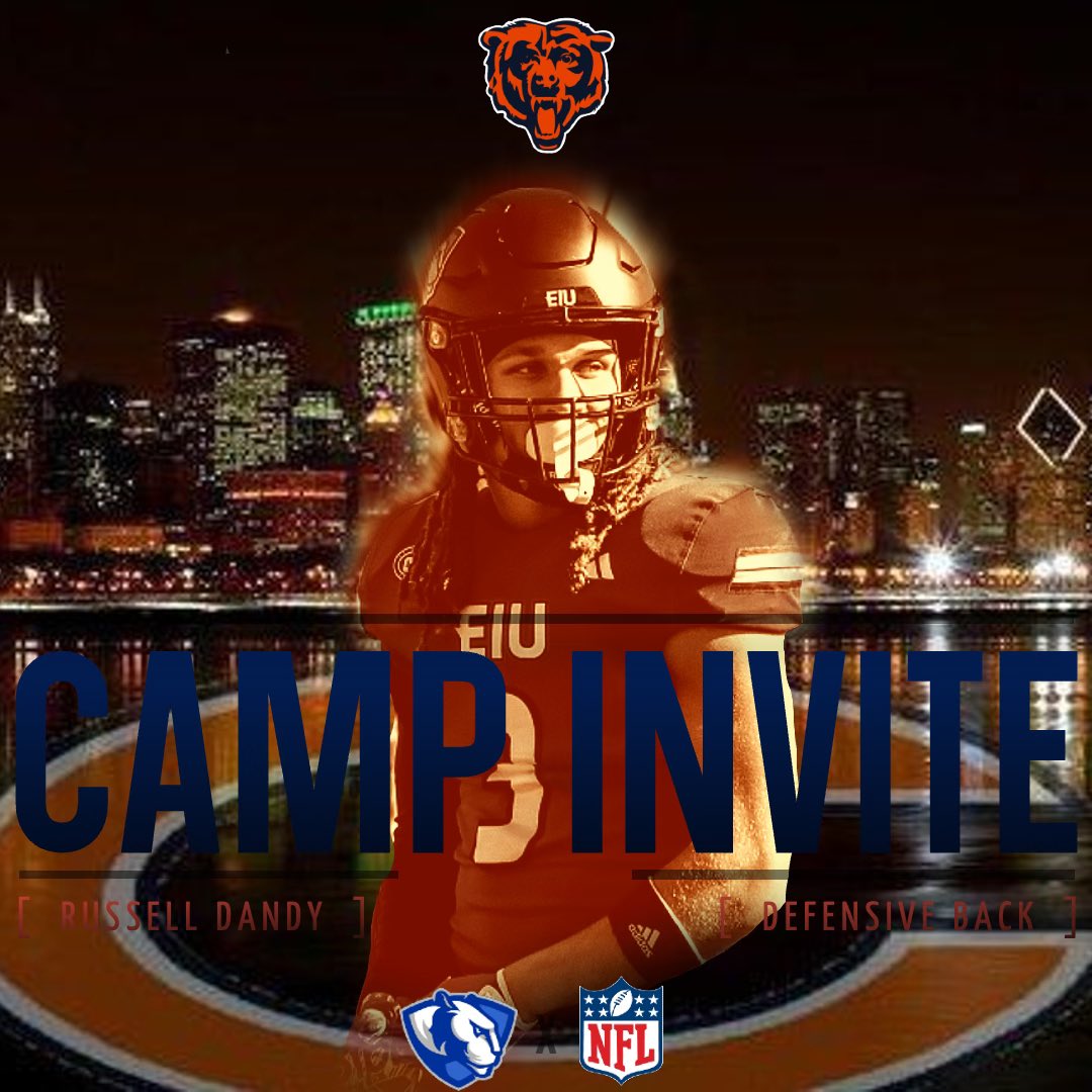 Bear Down! Congratulations to @russell_dandy on earning a Camp Invite from the @ChicagoBears! #WeNotMe | #BleedBlue