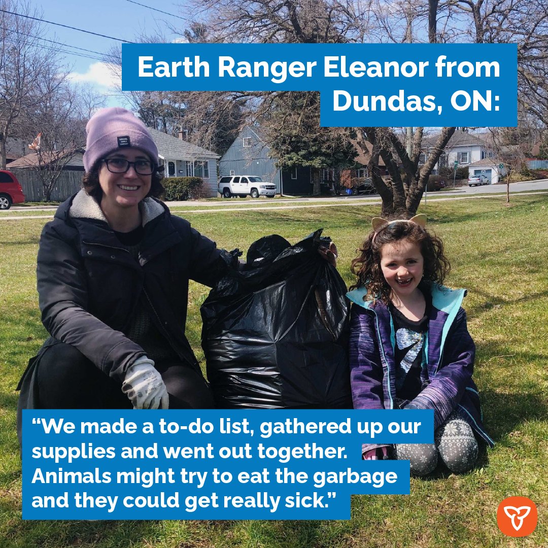 Meet @EarthRangers making a difference from Orleans to Pickering, they're keeping communities clean. Ontario supports these championing environmental leaders. Learn more at earthrangers.com. Together, let's keep land and waterways clean. #EarthRangers #ActONLitter