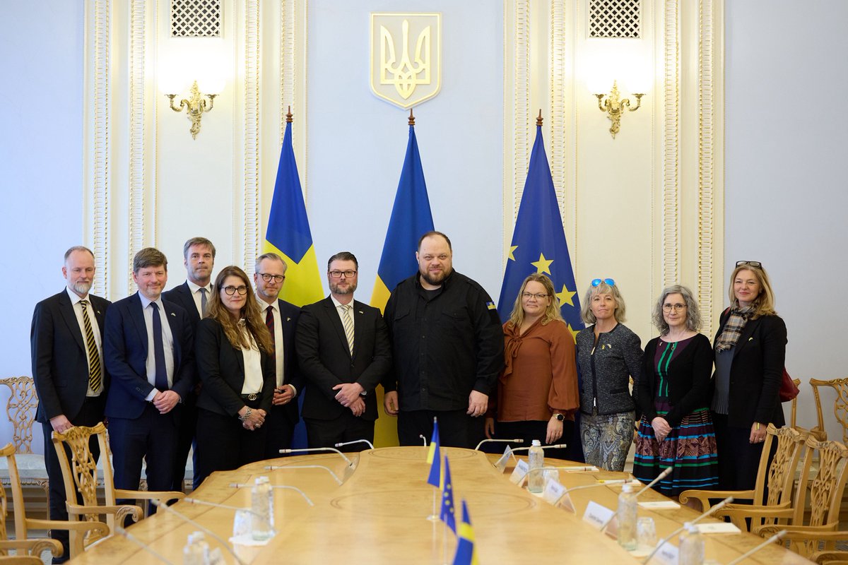 🇺🇦🇸🇪 Провів зустріч із представниками Комітету з питань фінансів @Sverigesriksdag. Насамперед порушили питання продовження оборонної допомоги, подальше посилення санкційного тиску на росію, а також імплементацію #Формуламиру @ZelenskyyUa й шлях України до 🇪🇺 та НАТО.…