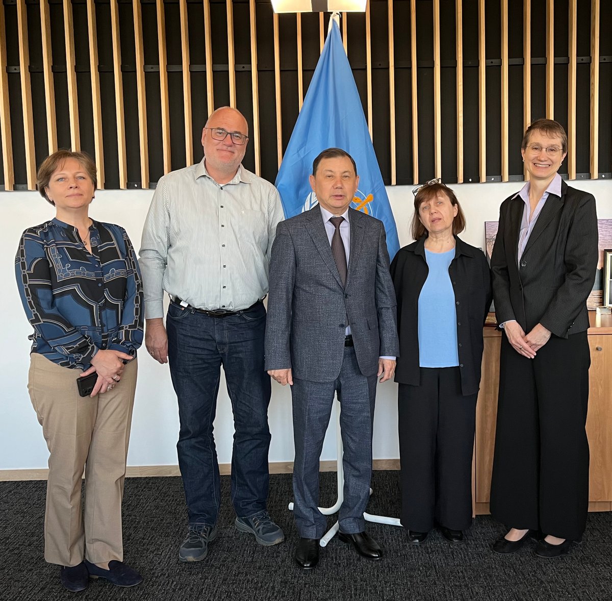 Visit from Scientific Research Institute of #Radiation Medicine &amp; Ecology (NIIRME) of Semey Medical University, 🇰🇿, to discuss joint epidemiological studies of radiation &amp; #cancer in the region of the former Soviet Union nuclear test site☢️ (Polygon).