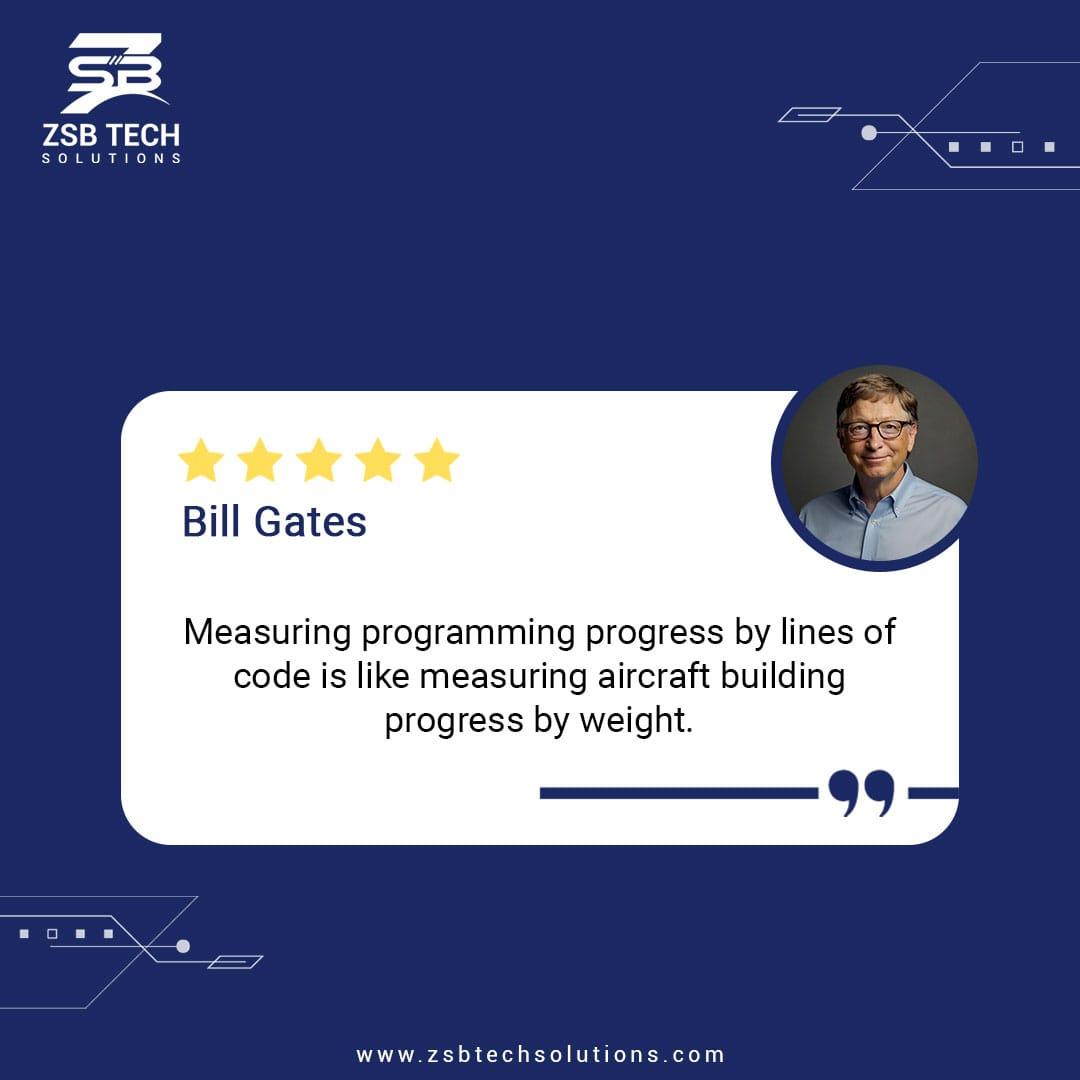 Measuring code progress by lines is like weighing plane parts for progress.

#quote #qualityoverquantity #codingwisdom #securecoding #dataprotection #fastergrowth #smartfinance #datasuccess #digitalsuccess  #successboost #zsbtechsolutions