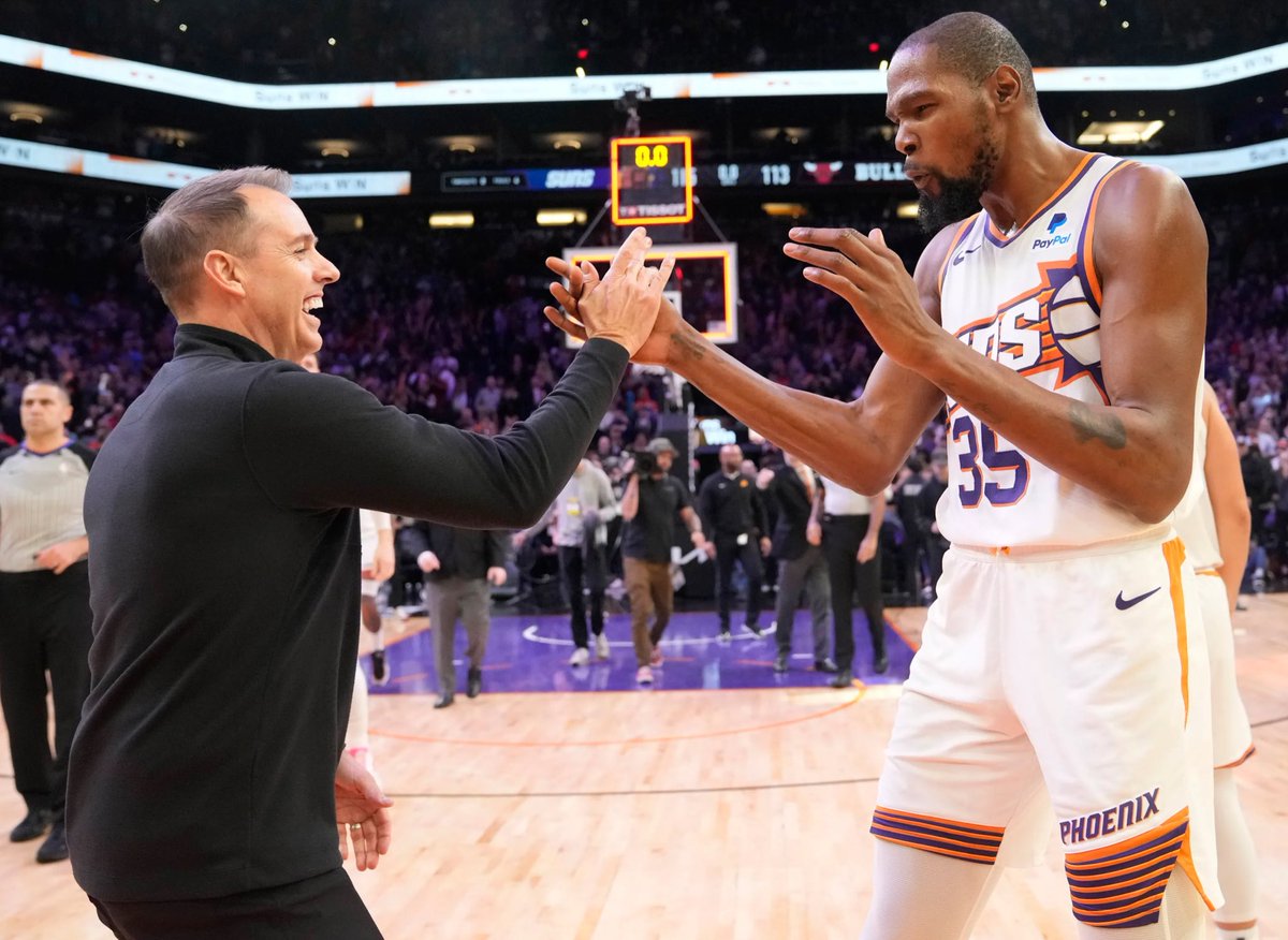 Kevin Durant never felt comfortable within Frank Vogel’s offensive scheme, and multiple key players had lost faith in him as their head coach, per @DougHaller (theathletic.com/5460738/2024/0…). The Suns are now going all-in on offensive creativity with the hire of Mike Budenholzer.