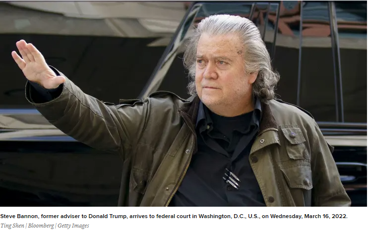 🚨BREAKING Looks like they keep jailing the opposition! Appeals court upholds Trump White House aide Steve Bannon contempt of Congress conviction cnbc.com/2024/05/10/app…