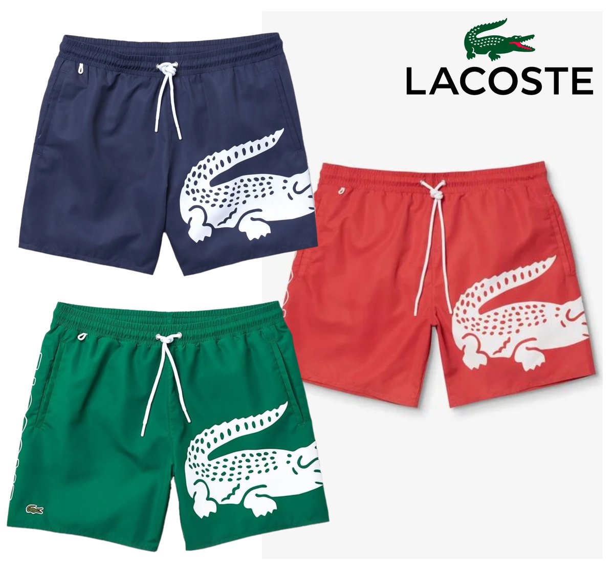 Ad:🐊Lacoste Swim Shorts - Reduced to just £40 Use code MADMAY20 at checkouts 🔗tidd.ly/4b5hrY5 *RRP £85 - Sizes S to XL