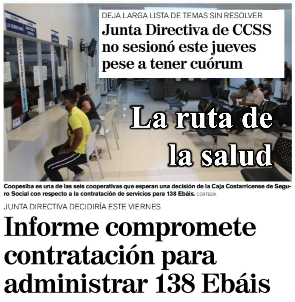 Costa Rica ha sido un país ejemplar en el manejo integral de la salud pública: desde la prevención y vacunación, y desde la atención primaria en los EBAIS, hasta los procedimientos más sofisticados en los hospitales de la CCSS. No podemos perder el derecho a la salud.