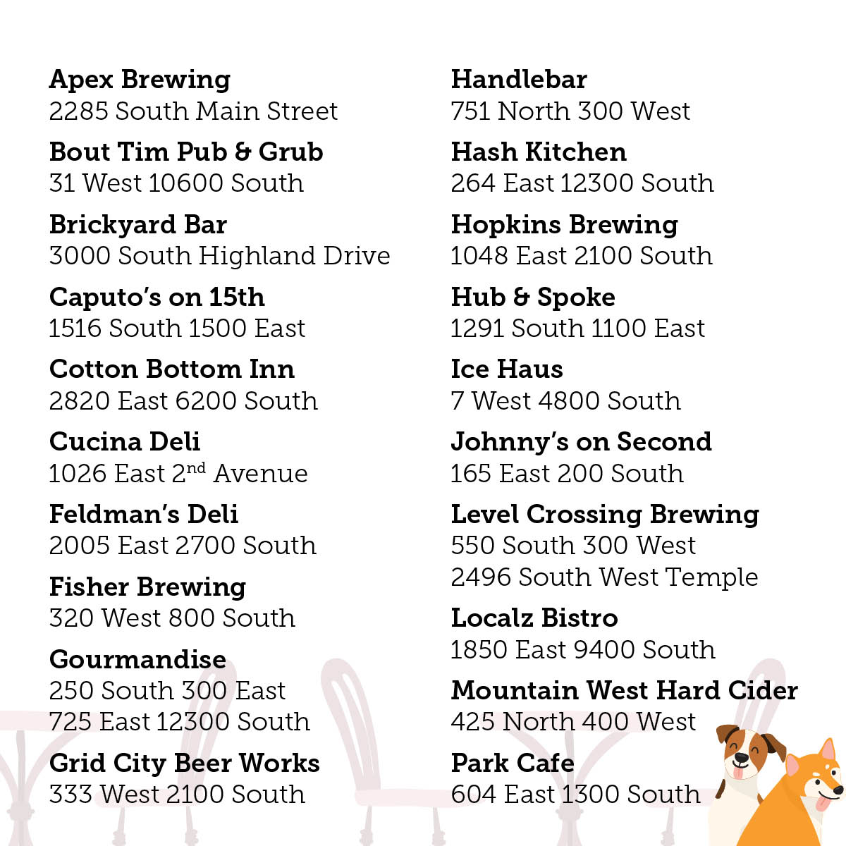 SaltLakeHealth's tweet image. We added the list here to save you some time 😉

Who's ready to soak up the sun and greet summer with your pup on the patio? I'm pawsitive you'll have a great time ☀️🐾

#SLCo #DogApprovedPatios