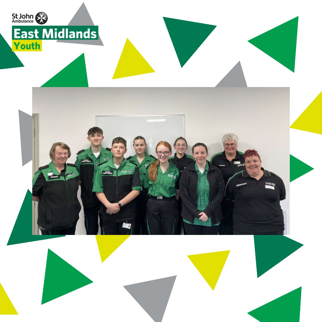 Congratulations to all the amazing Cadets who passed their Demonstrator Course on 5th May! 

#SJAYouth #YoungLeaders #StJohnAmbulance