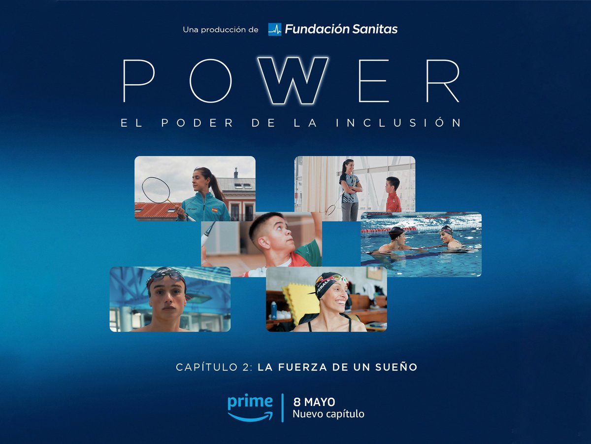Estrenamos el 2ª capítulo de 'Power: La fuerza de un sueño' con @F_Sanitas 💪

➡️ Descubre aquí todos los episodios: app.primevideo.com/detail?gti=amz…

Conoce el movimiento #PowerInclusión y el trabajo que desde hace 10 años hace @F_Sanitas por el #DeporteInclusivo