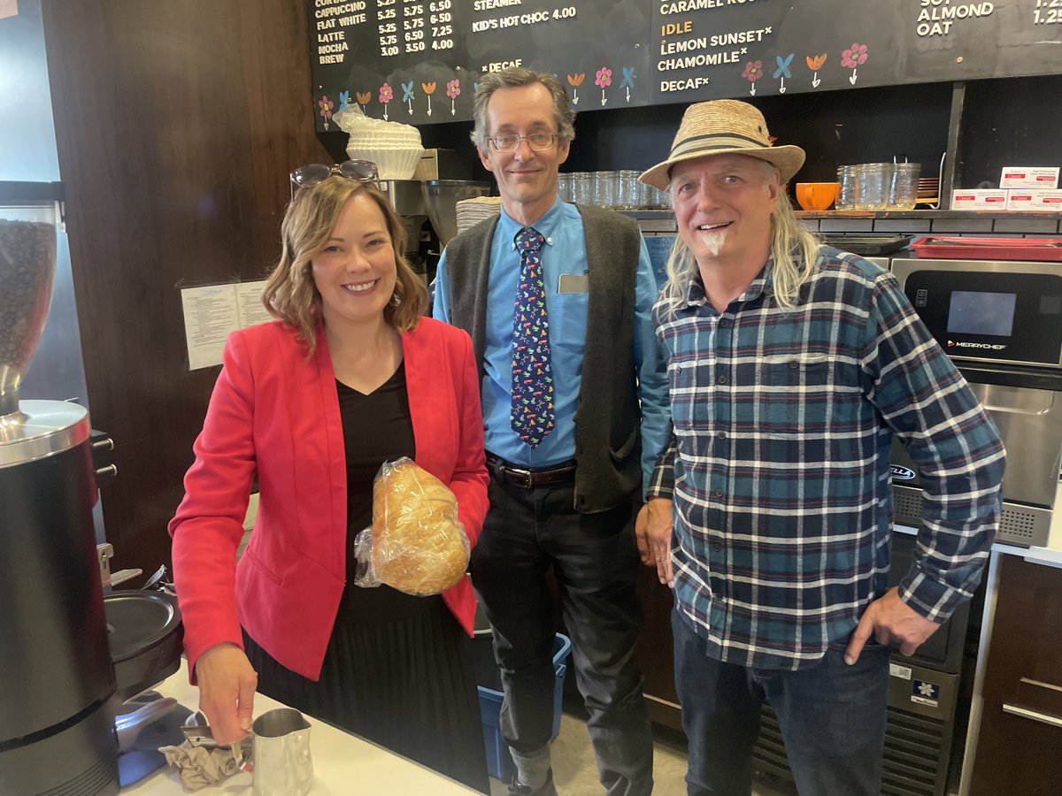 Thanks to Peter Poole at Wild Flour Bakery in Banff for hosting our meet-and-greet/fundraiser last night.

Try their sourdough, it’s amazing!

#TeamGanley