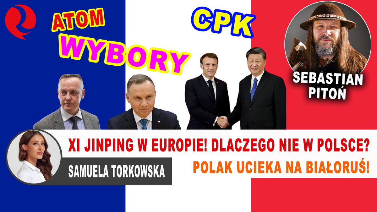 Xi JinPing w Europie! Dlaczego nie w Polsce? Polak UCIEKA na Białoruś! @SebastianPiton i @SamkaTorkowska ! Zapraszamy o godz. 17:30! banbye.com/watch/v_drPmWW…
