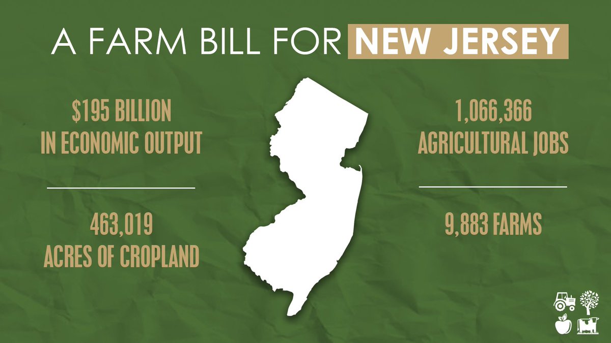 Gardening is more than a hobby in New Jersey. As one of the top-producing horticulture states, the #FarmBill supports New Jersey's producers by funding specialty crop research and other programs that enhance the competitiveness of specialty crops.