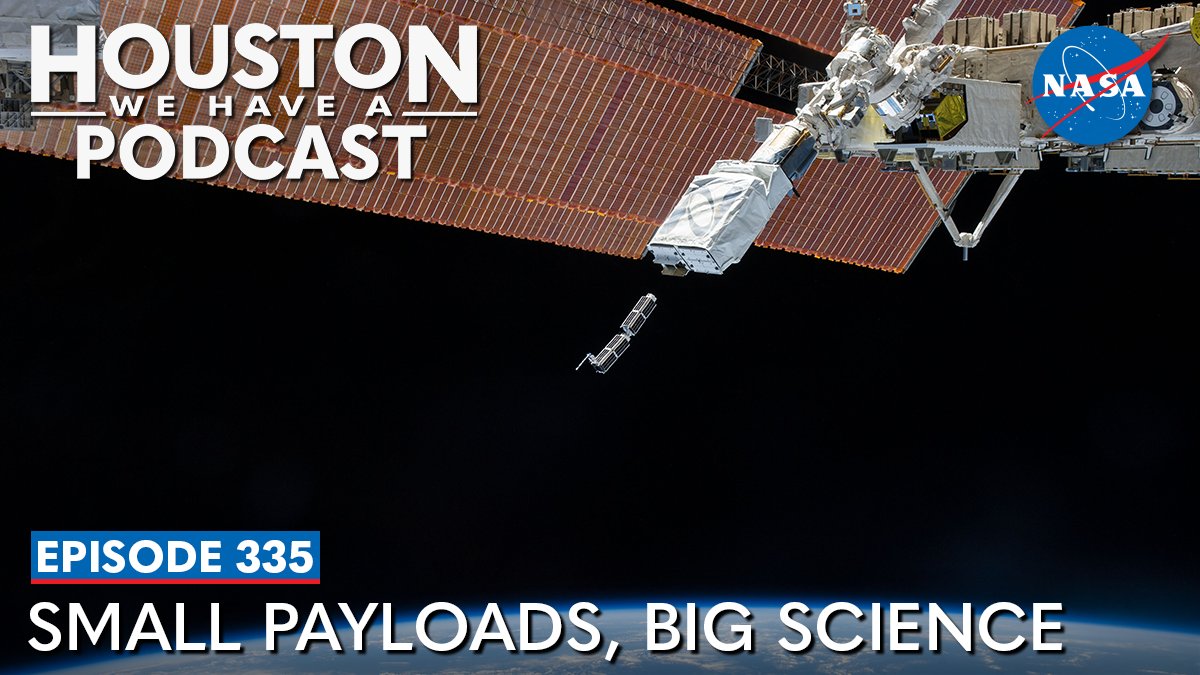 Small but mighty! On this week’s #HWHAP, a nanosatellites expert discusses the end-to-end process of how CubeSats are selected, scheduled for launch, and eventually deployed from the @Space_Station. go.nasa.gov/3UAtx4H