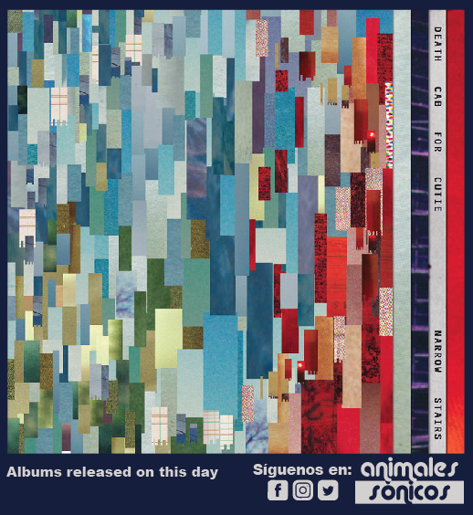 'Narrow Stairs', sexto álbum de Death Cab for Cutie, fue lanzado el 12 de mayo de 2008. #music #alternativerock