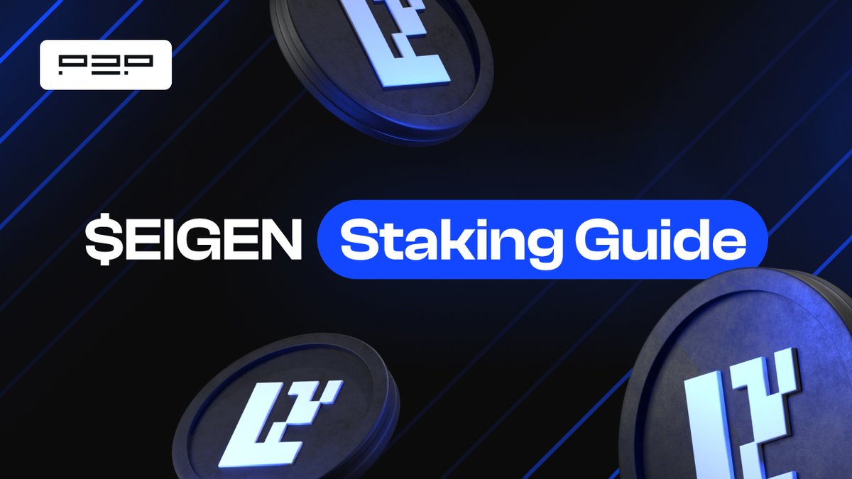 🚀 It's happening, $EIGEN is now live! You can claim your tokens and start restaking with the support of @P2Pvalidator. Don’t miss out on securing and optimizing your $EIGEN assets. We've put together a super handy guide for you. Check out our detailed guide on how to get…