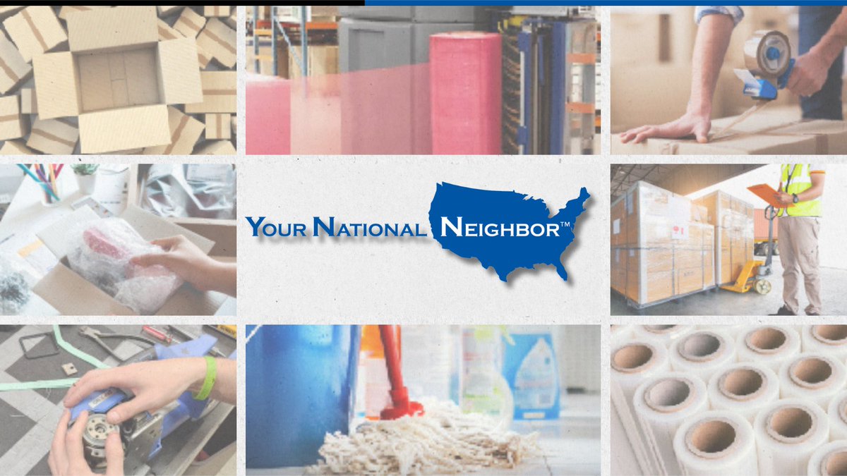 We offer strapping, stretch wrap and SO much more! Think of us first for containers, carton closures, labels, #protectivepackaging, edge protection, Jan/San, #packaging tools & repair—all things packaging! Order now: 877-222-5747
#yournationalneighbor #industrialpackaging