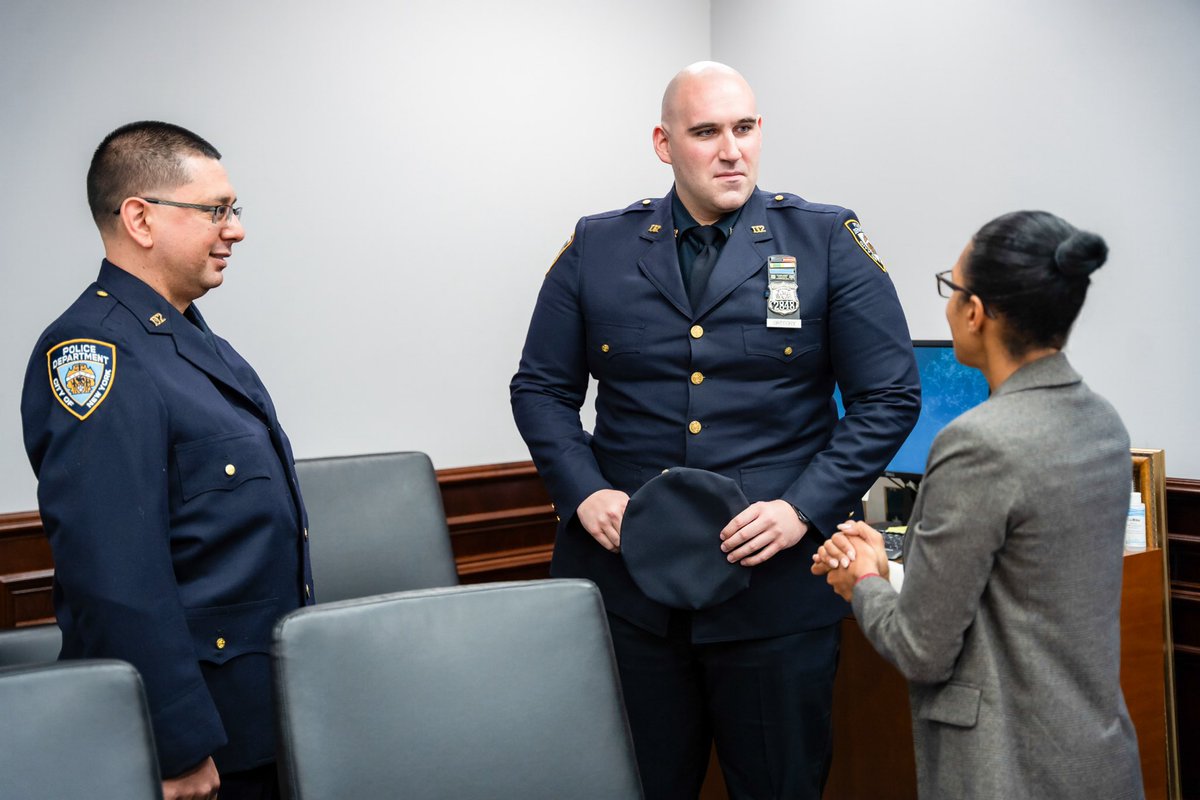 It was a pleasure to meet Police Officer Rodrigo Fonteboa and Police Officer Bryan Gregory. We thank them for their hard work and dedication! Their efforts have a direct effect in fostering a safe environment within the 112 Precinct!
