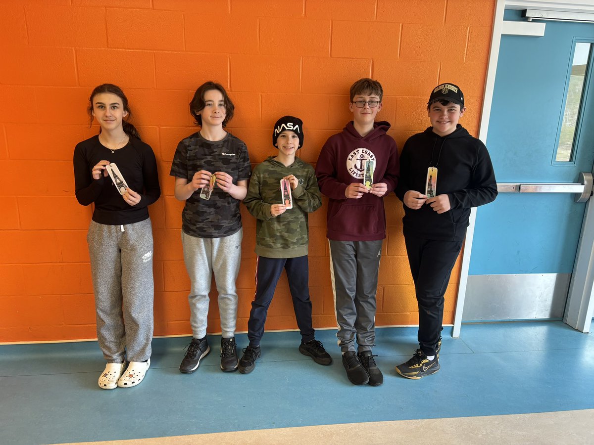 We have a fantastic group of French Prefects here <a href="/JuniperRidgeNL/">Juniper Ridge Int</a> who lead some great activités with our elementary classes this week! 👏🏻