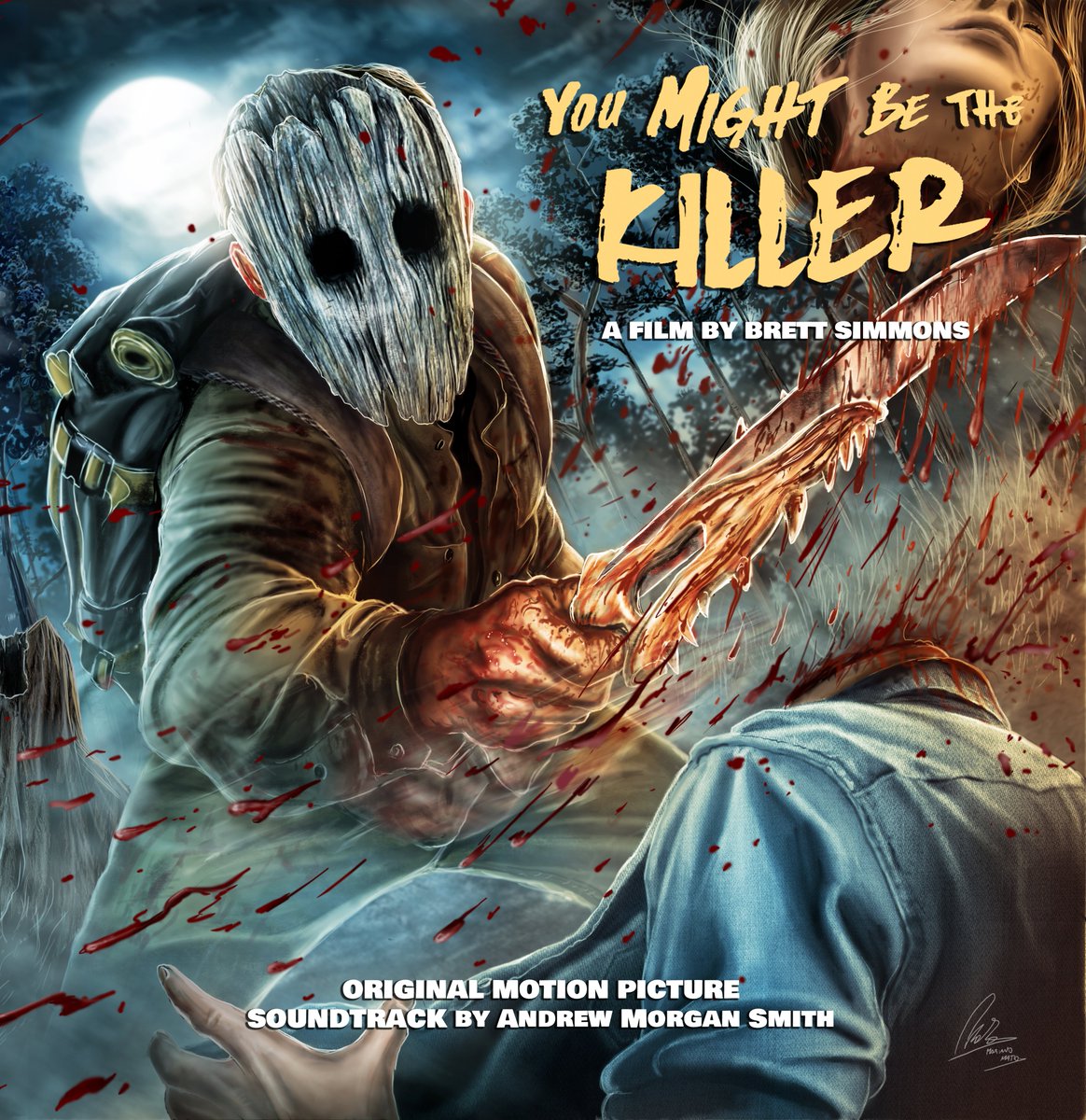 Cover for the LP soundtrack now on pre order by @TreasFilmsUK #vinylrecords #soundtrack #horror #artwork