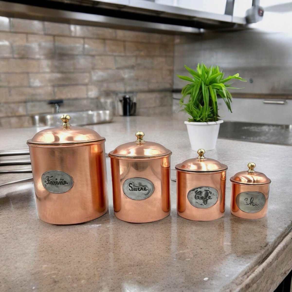 French copper canisters just listed in our Etsy shop #allthingsfrenchstore #etsy #buyvintage #buyingcontent allthingsfrenchstore.etsy.com/listing/168559…