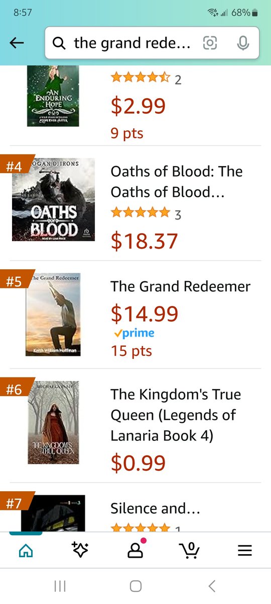 My novel debuted at #5 for new releases in the Christian Fantasy genre! Praise Jesus! ✝️❤️🙏 #christianfantasy #christianfiction #acfw