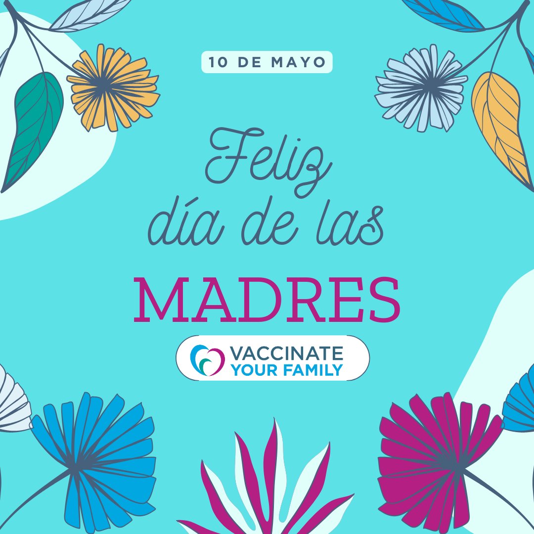 ¡Feliz Día de las Madres! 🌸 Hoy celebramos el amor, cuidado y protección que nuestras madres nos brindan. Recordemos también la importancia de protegerlas y proteger a nuestras familias mediante la vacunación. Juntos podemos crear un futuro más saludable.💖 #DíaDeLasMadres