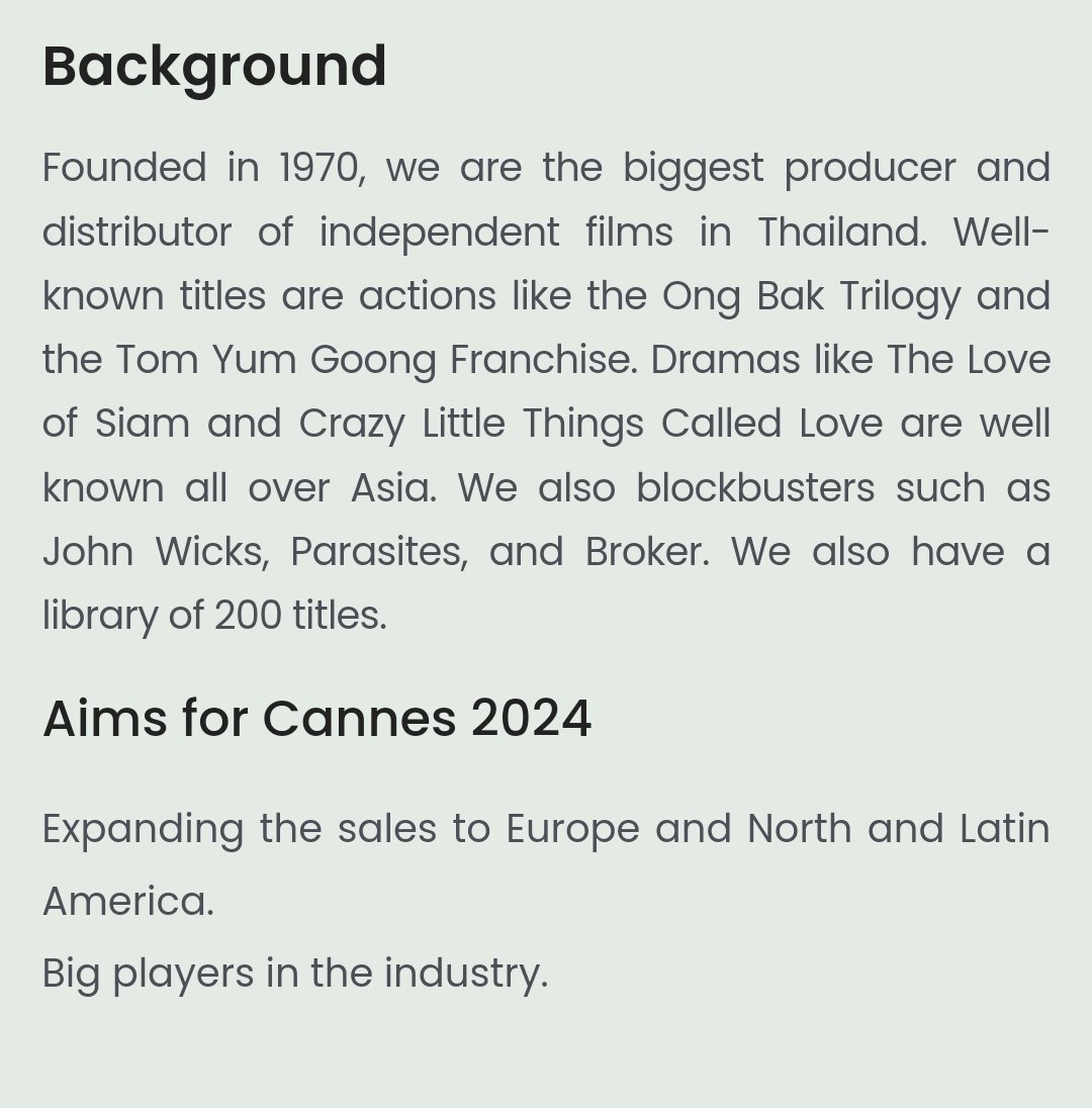 Una más y ya jaja. Dice que la empresa para la que filmó F irá a Cannes para expander sus ventas a Europa y el continente americano. ¡Orgullosa de ti Sarocha! 

#srchafreen