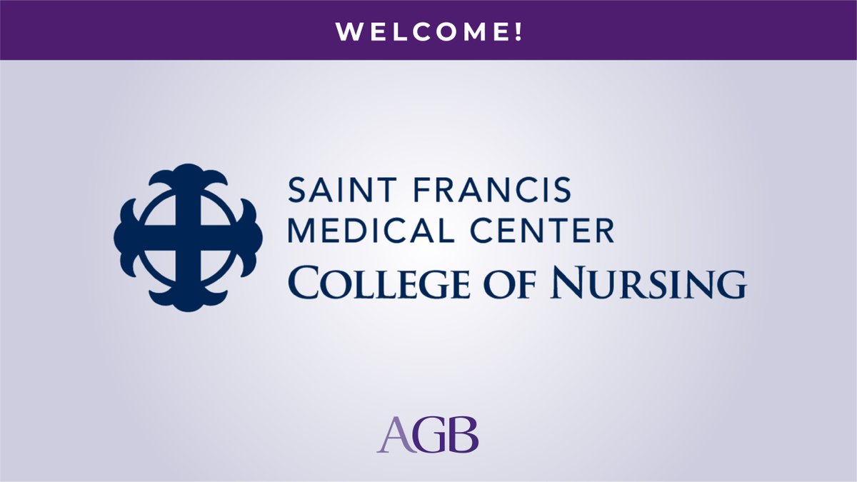 AGB is pleased to welcome our new member, Saint Francis Medical Center College of Nursing in Peoria, Illinois #SFMCCON Learn more about the benefits of AGB membership here: bit.ly/4bpdNs0