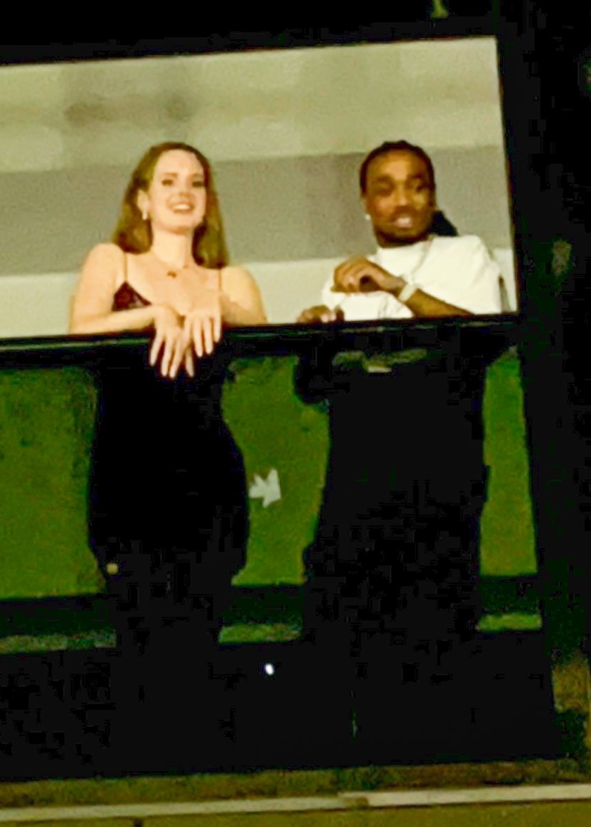 Lana Del Rey and Quavo were spotted enjoying time together at the luxurious V12 restaurant in Atlanta.