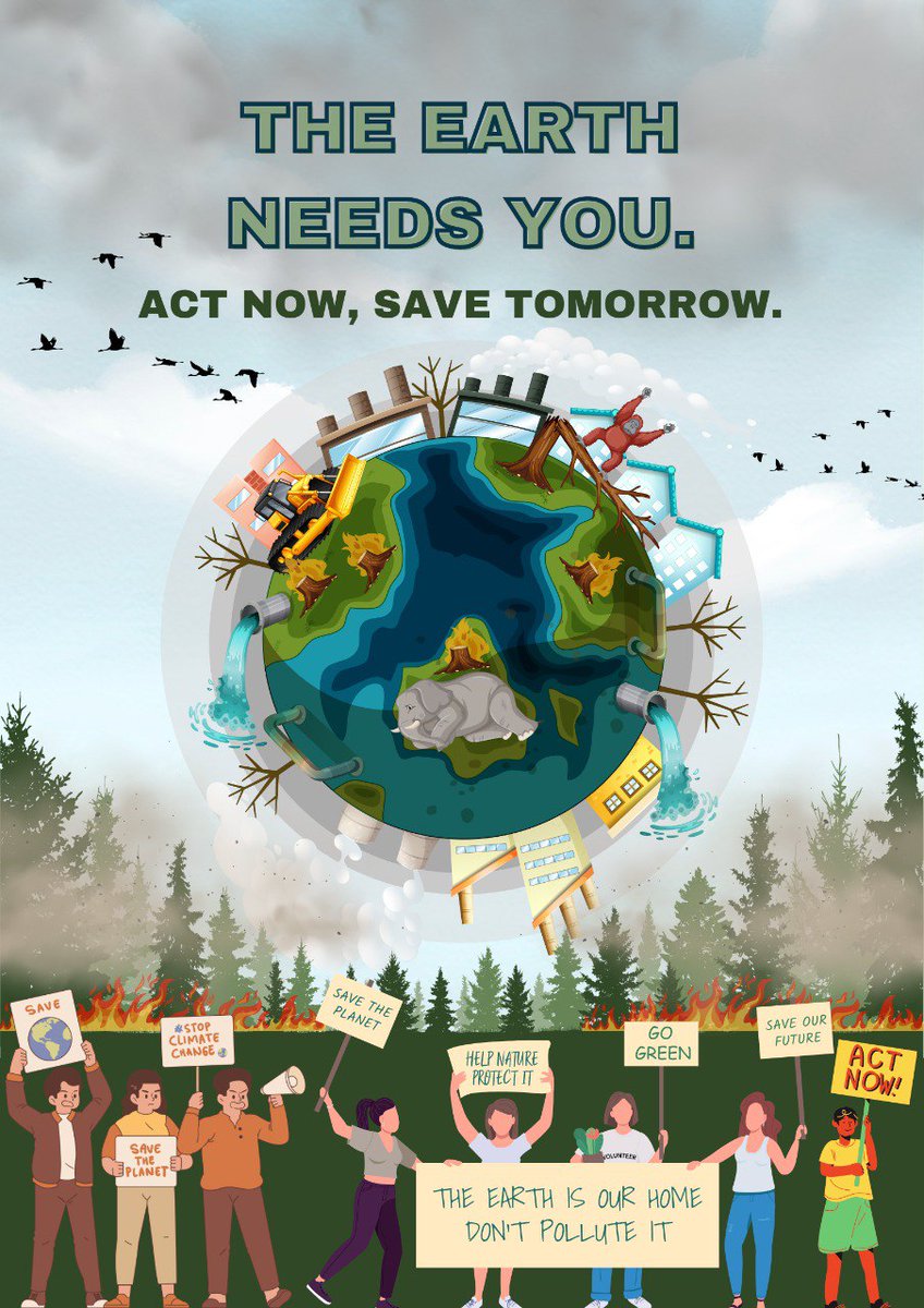 '🌍 Urgent Call to Action 🌍

Join the movement for climate action today. The time to act is now. 🌱💚 #ClimateChange #ActNow #Sustainability #ProtectOurPlanet