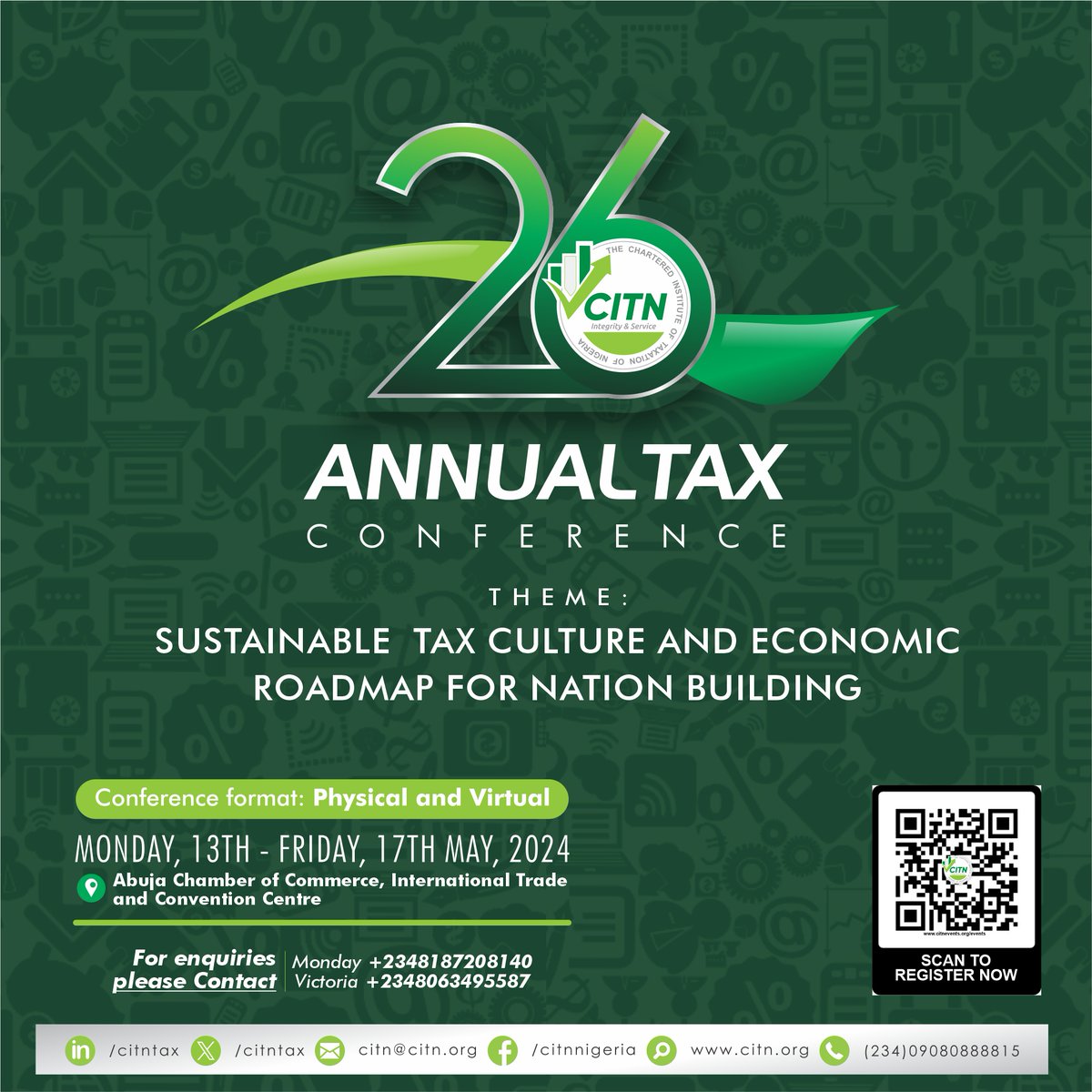 Next week, #Tax4SDGs will host the second @UNDP-@citntax National Tax Dialogue in #Nigeria🇳🇬 The discussion will focus on sustainable #tax culture examining fiscal policy for revenue generation, tax education, and international tax trends. ➡️ citnevents.org
